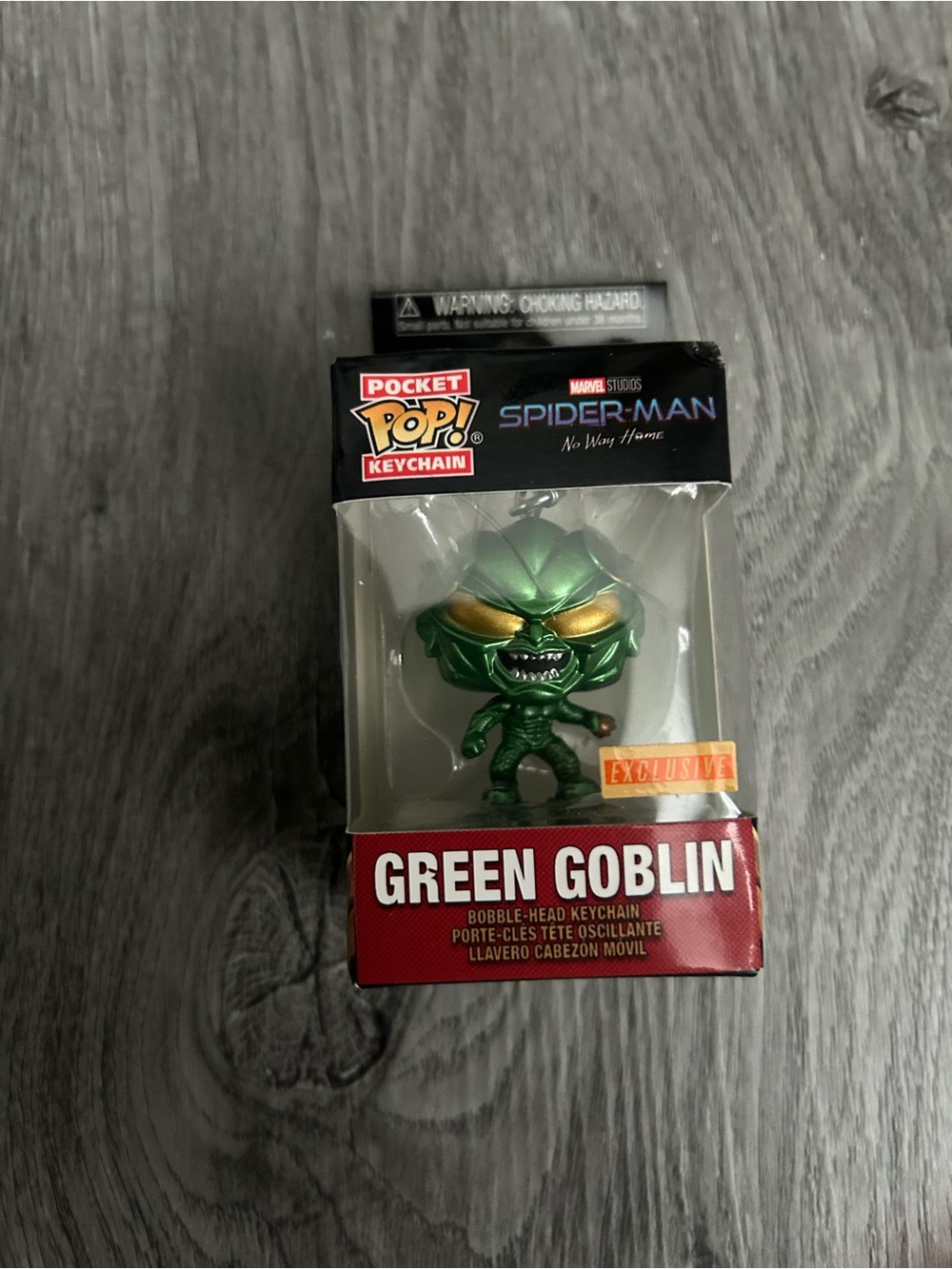 Funko Pocket Pop! Keychain Green Goblin Metallic Green and Gold